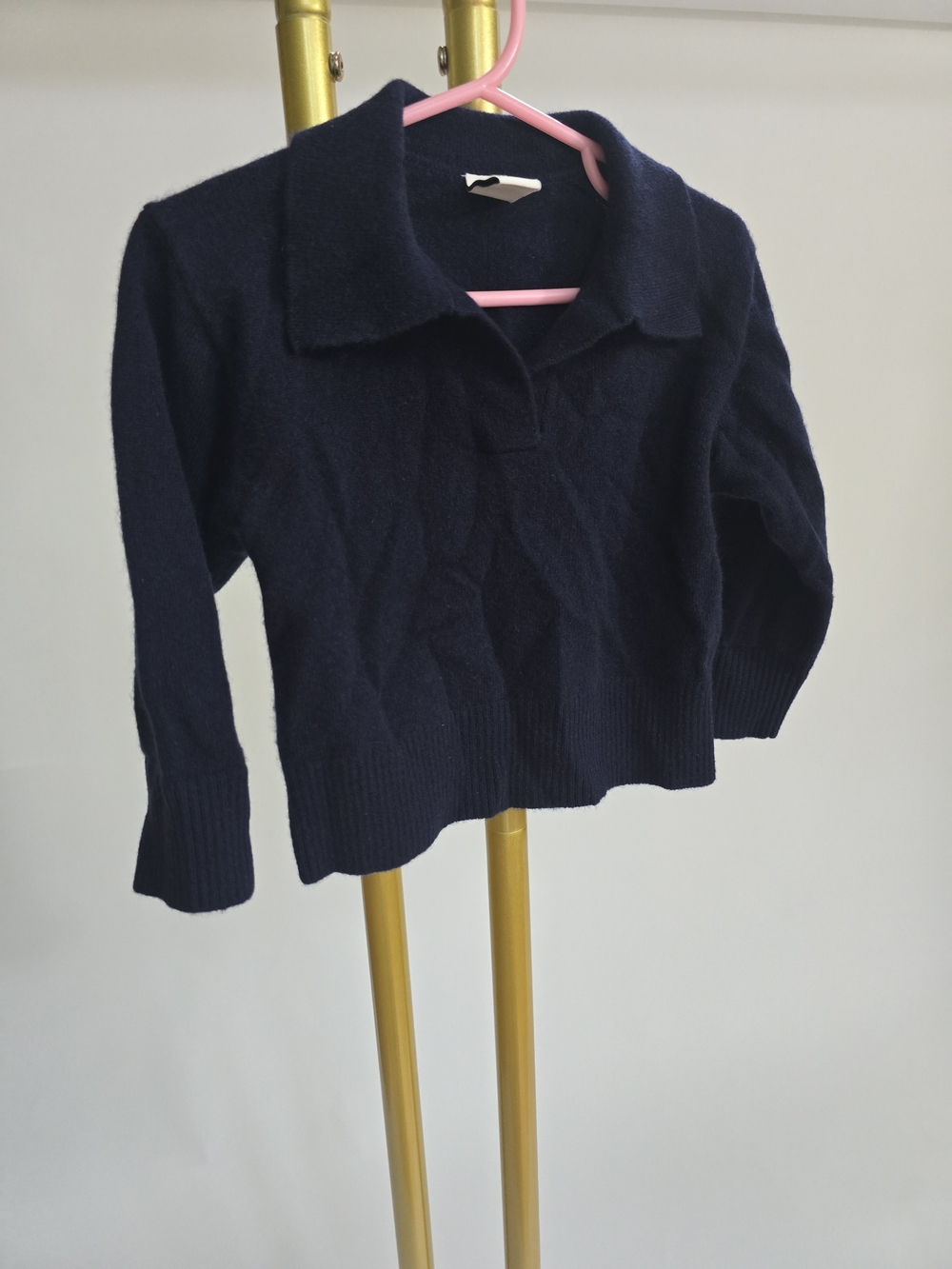 Cashmere Banana Republic Sweater Polo Navy Baby 18 24 Months